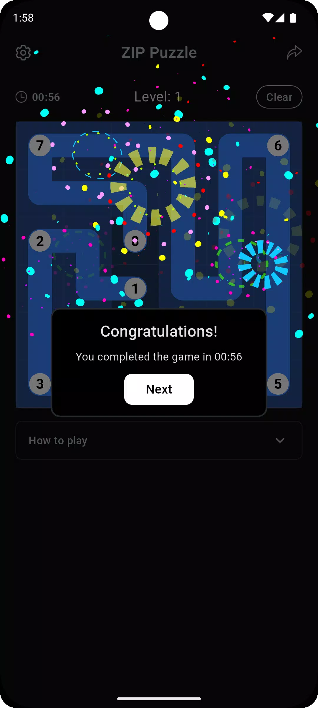 ZIP Puzzle  Screenshot 3