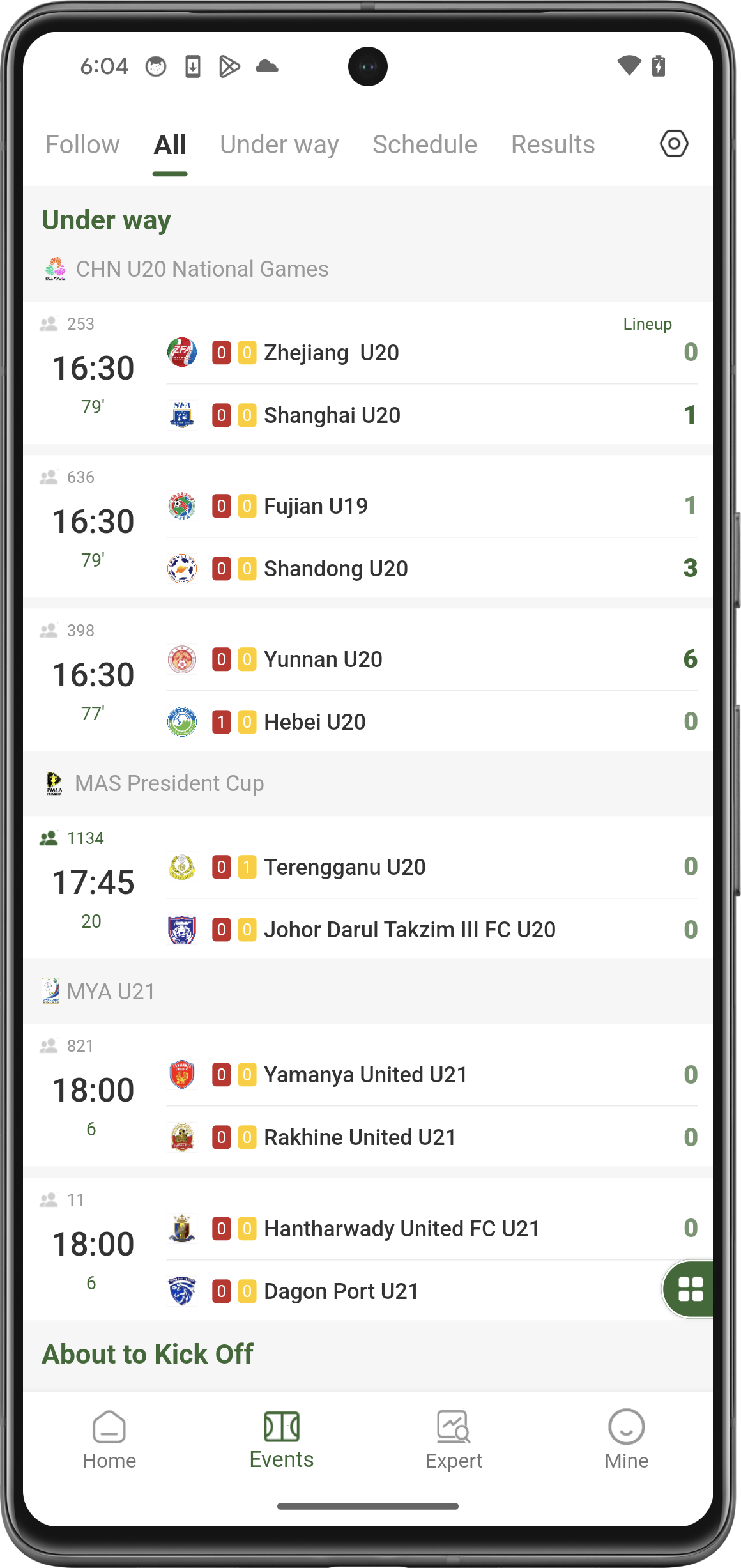 Fotbas Score  Screenshot 3
