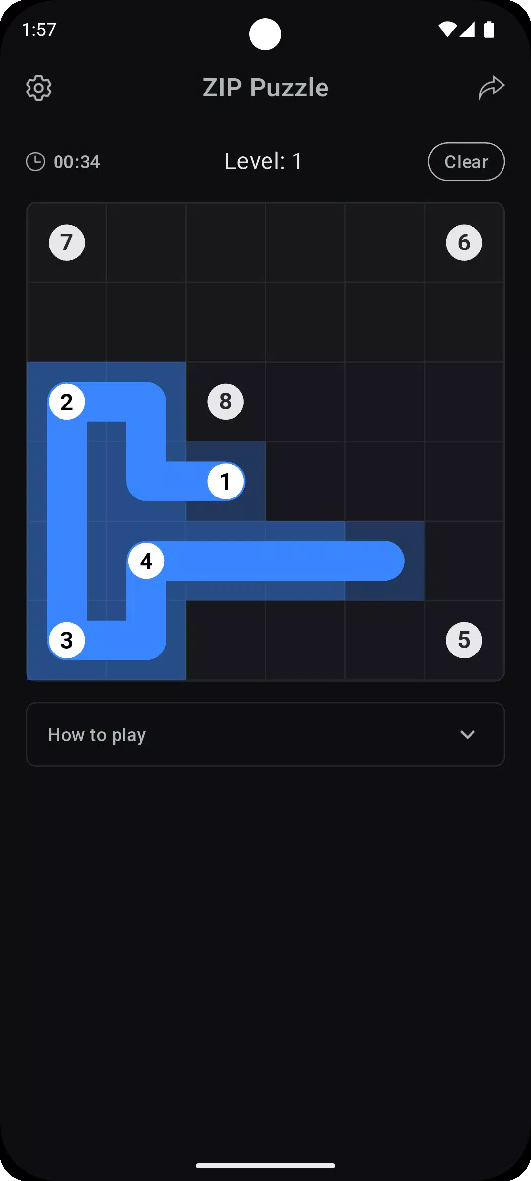 ZIP Puzzle  Screenshot 2