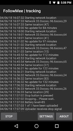 FollowMee GPS Tracker  Screenshot 3