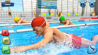 Aqua swimming pool racing 3D  Screenshot 10