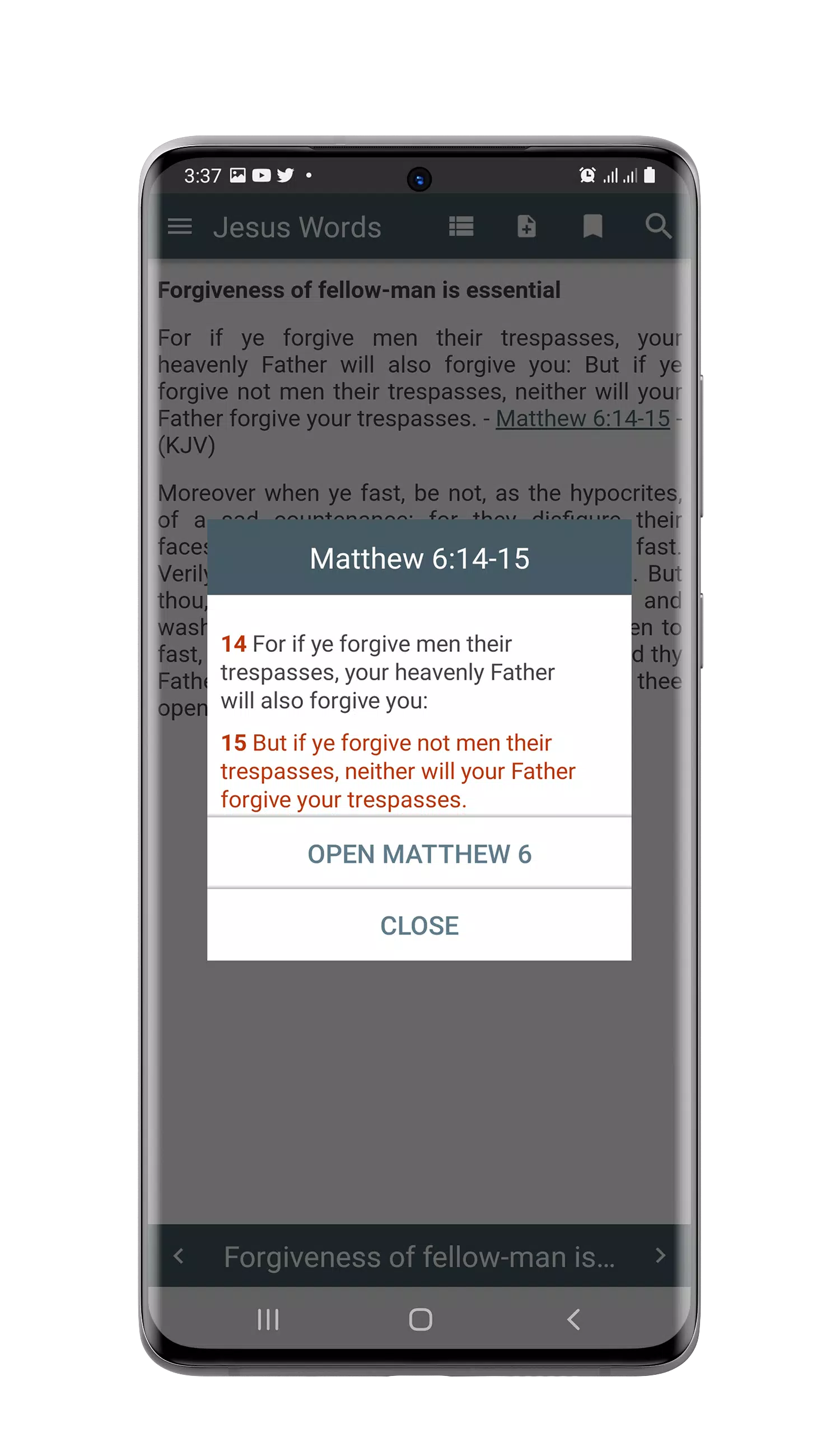 Jesus Words  Screenshot 3