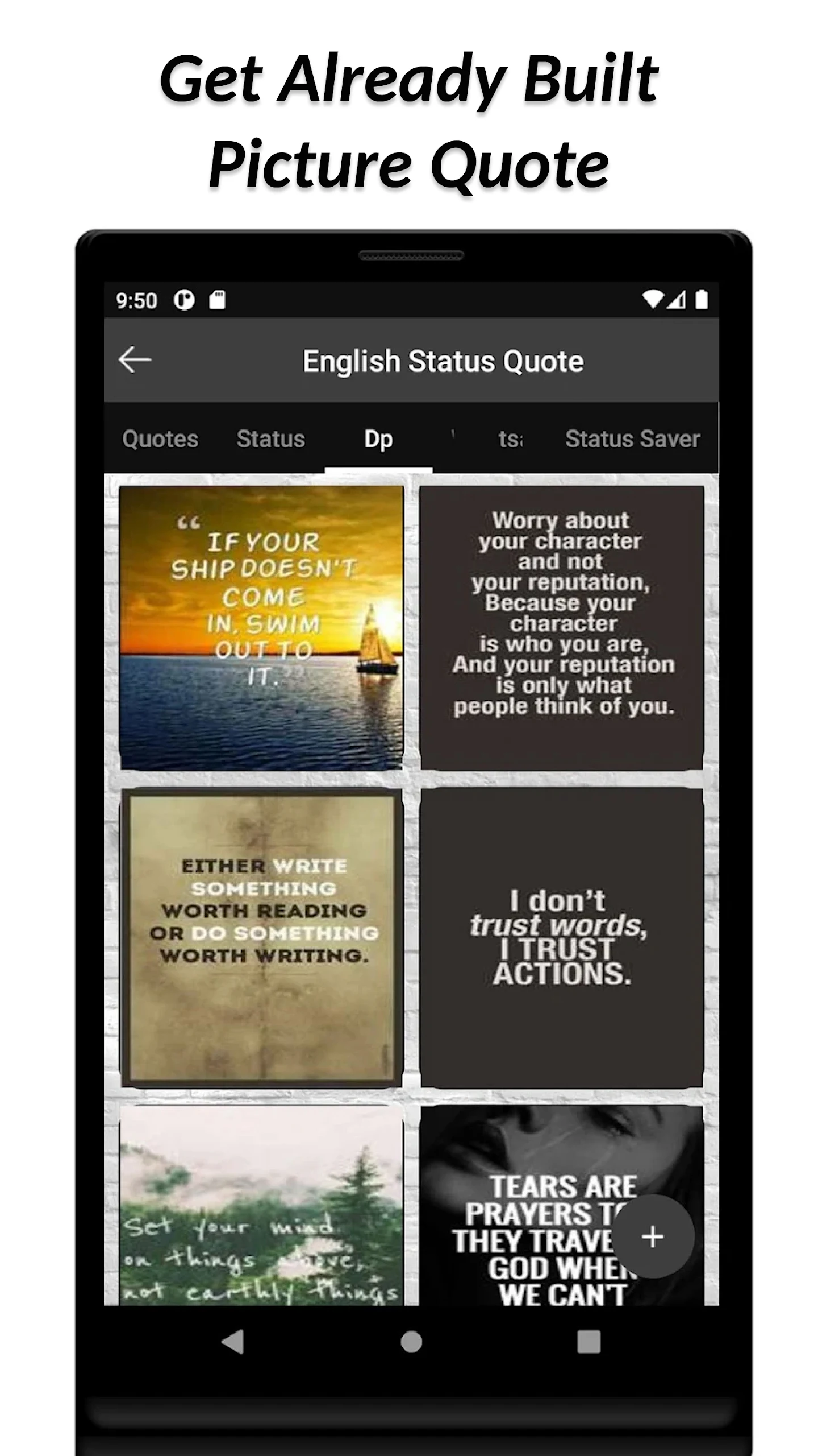 English Quotes Status Maker  Screenshot 3