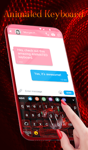 Snake Wallpaper HD + Keyboard  Screenshot 2