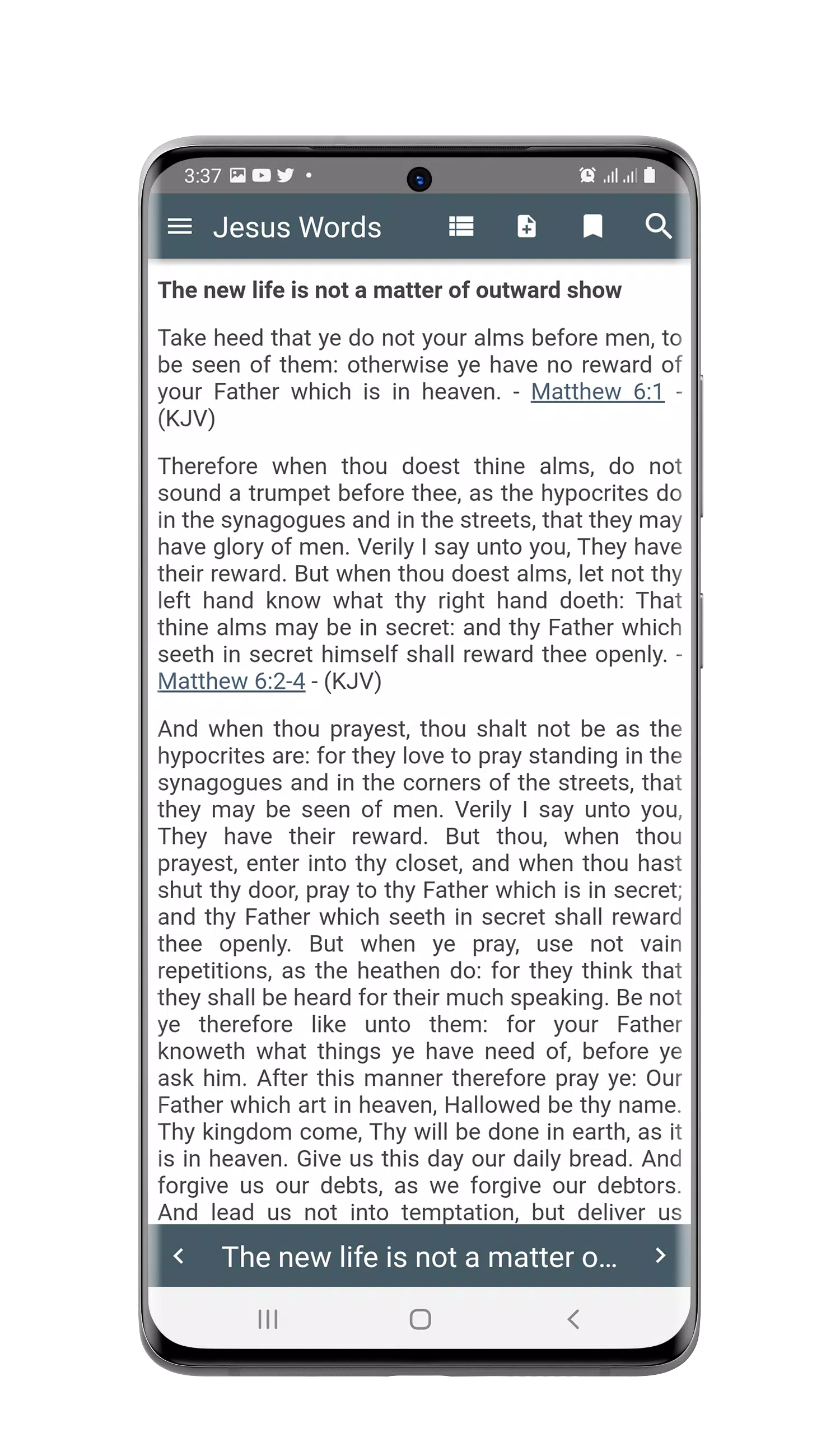 Jesus Words  Screenshot 2