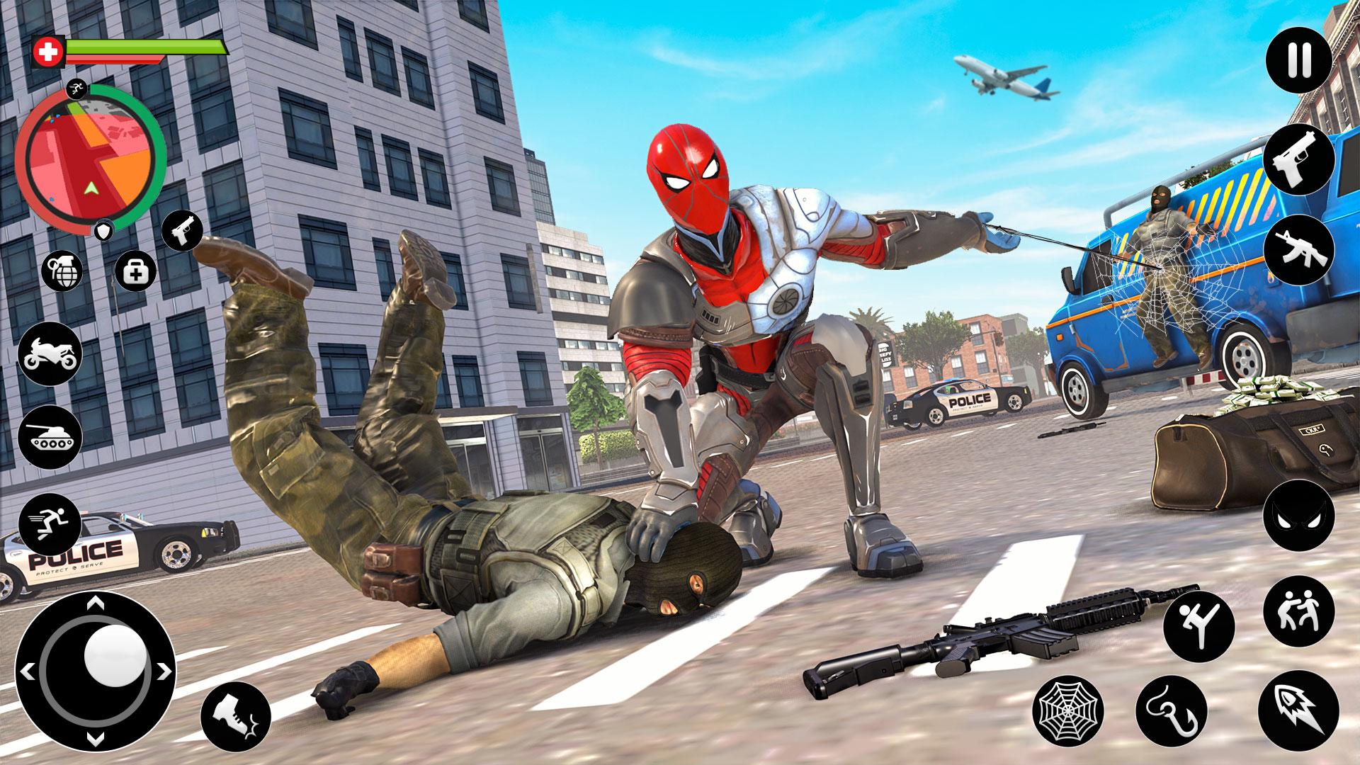 Rope Robot Hero Crime Fighter  Screenshot 1