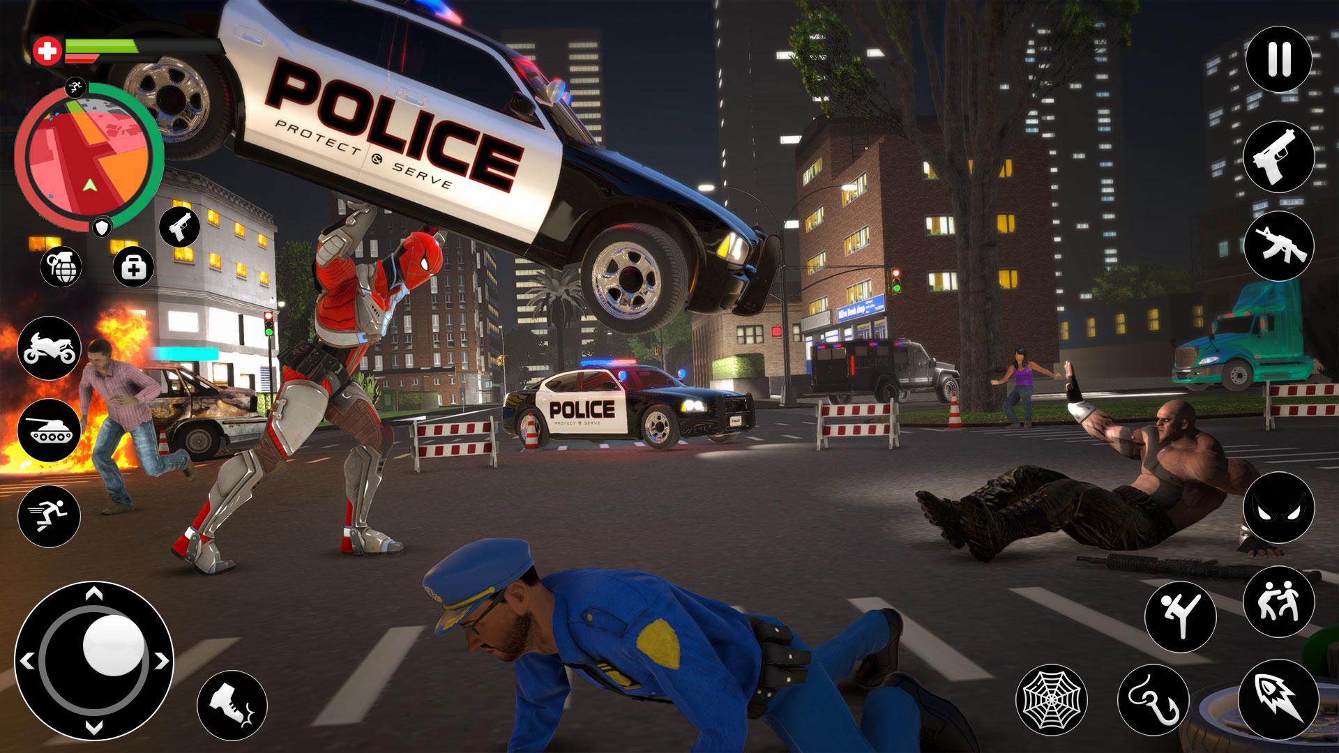 Rope Robot Hero Crime Fighter  Screenshot 7
