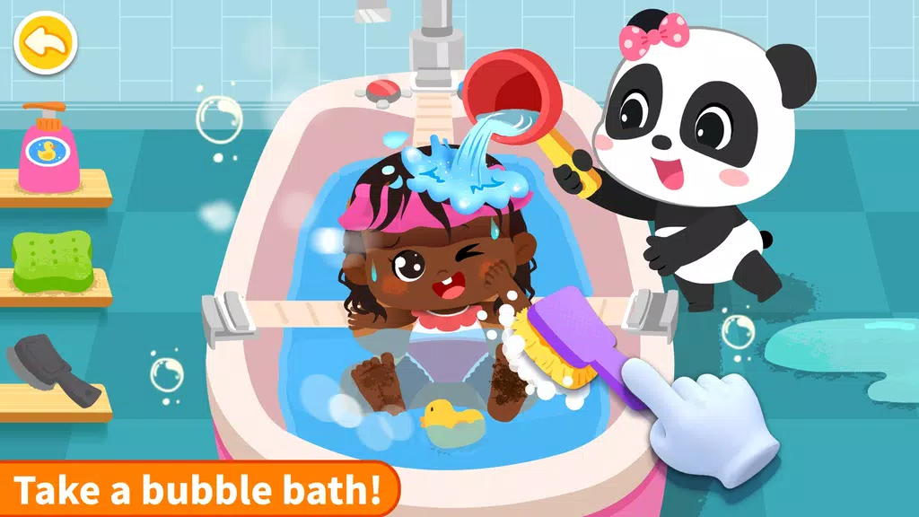 Panda Games: Baby Girls Care  Screenshot 3