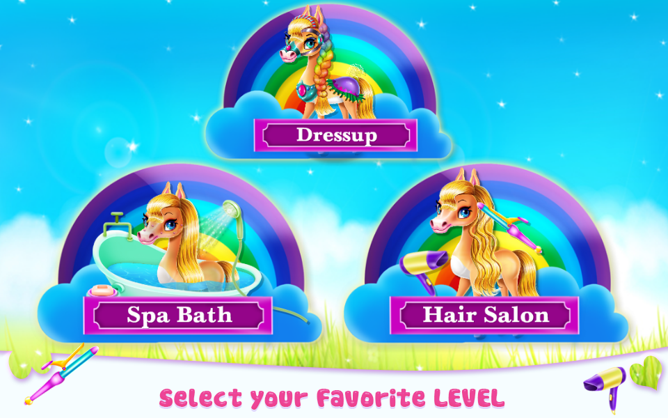 Rainbow Pony Beauty Salon  Screenshot 4