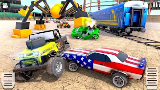 Train Car Crash Derby Game 3D  Screenshot 7
