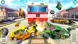 Train Car Crash Derby Game 3D  Screenshot 3