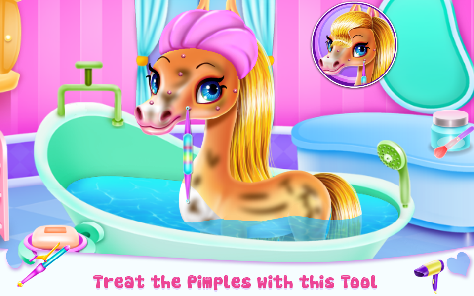 Rainbow Pony Beauty Salon  Screenshot 2