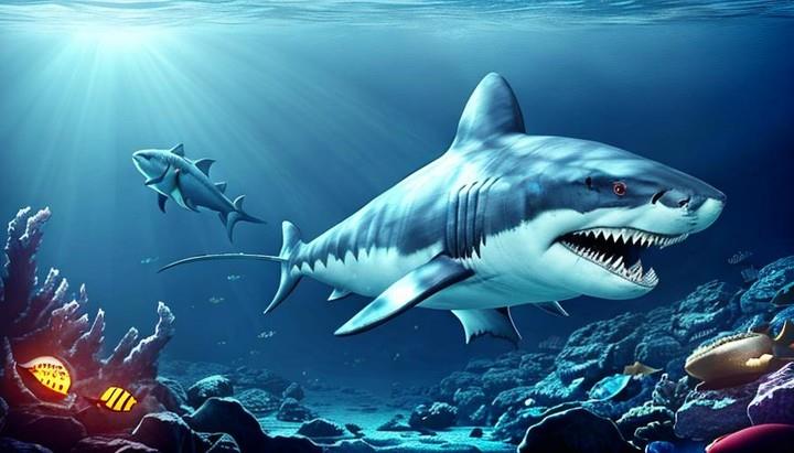 Shark Attack Games Offline  Screenshot 2