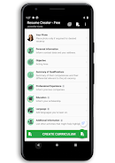 Resume Creator - Professional  Screenshot 3