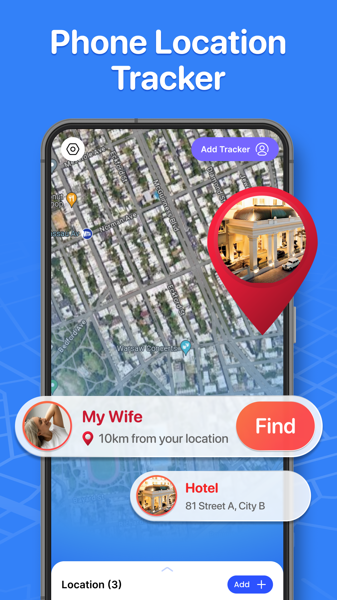Phone Tracker & GPS Location  Screenshot 2