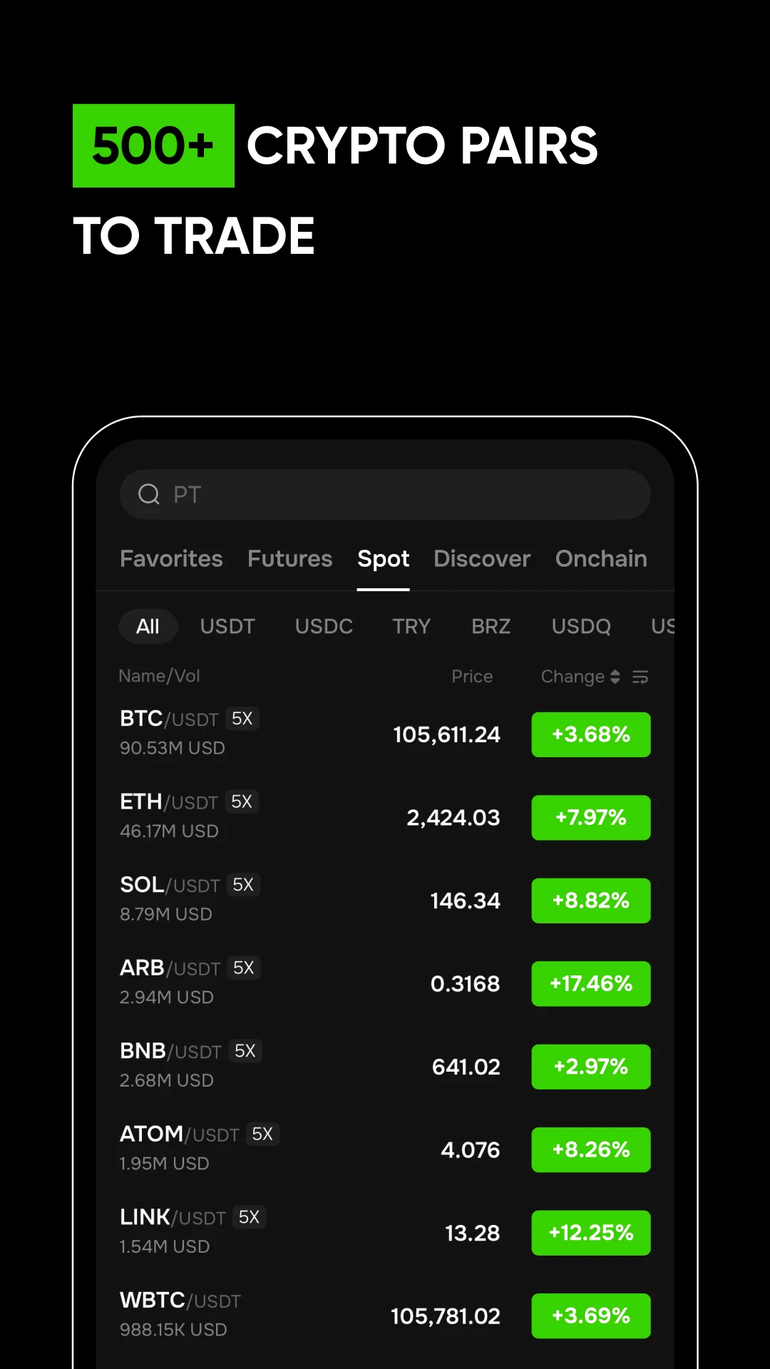 Phemex  Screenshot 2