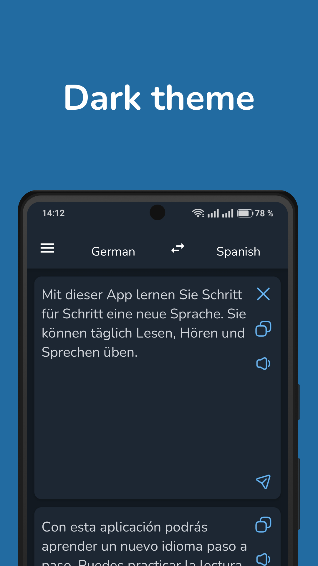 German Spanish Translator  Screenshot 4