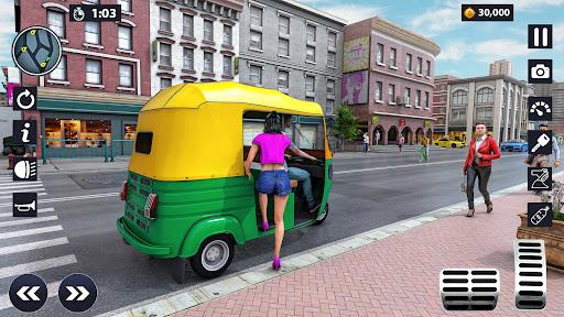 Modern Rickshaw Driving Games  Screenshot 4
