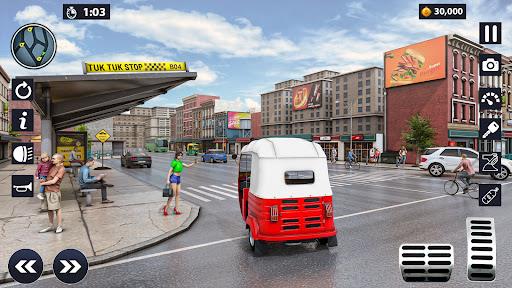 Modern Rickshaw Driving Games  Screenshot 3