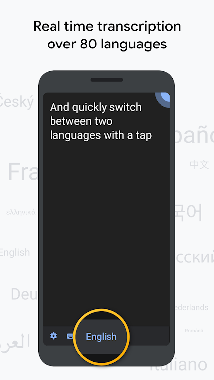 Live Transcribe & Notification  Screenshot 1