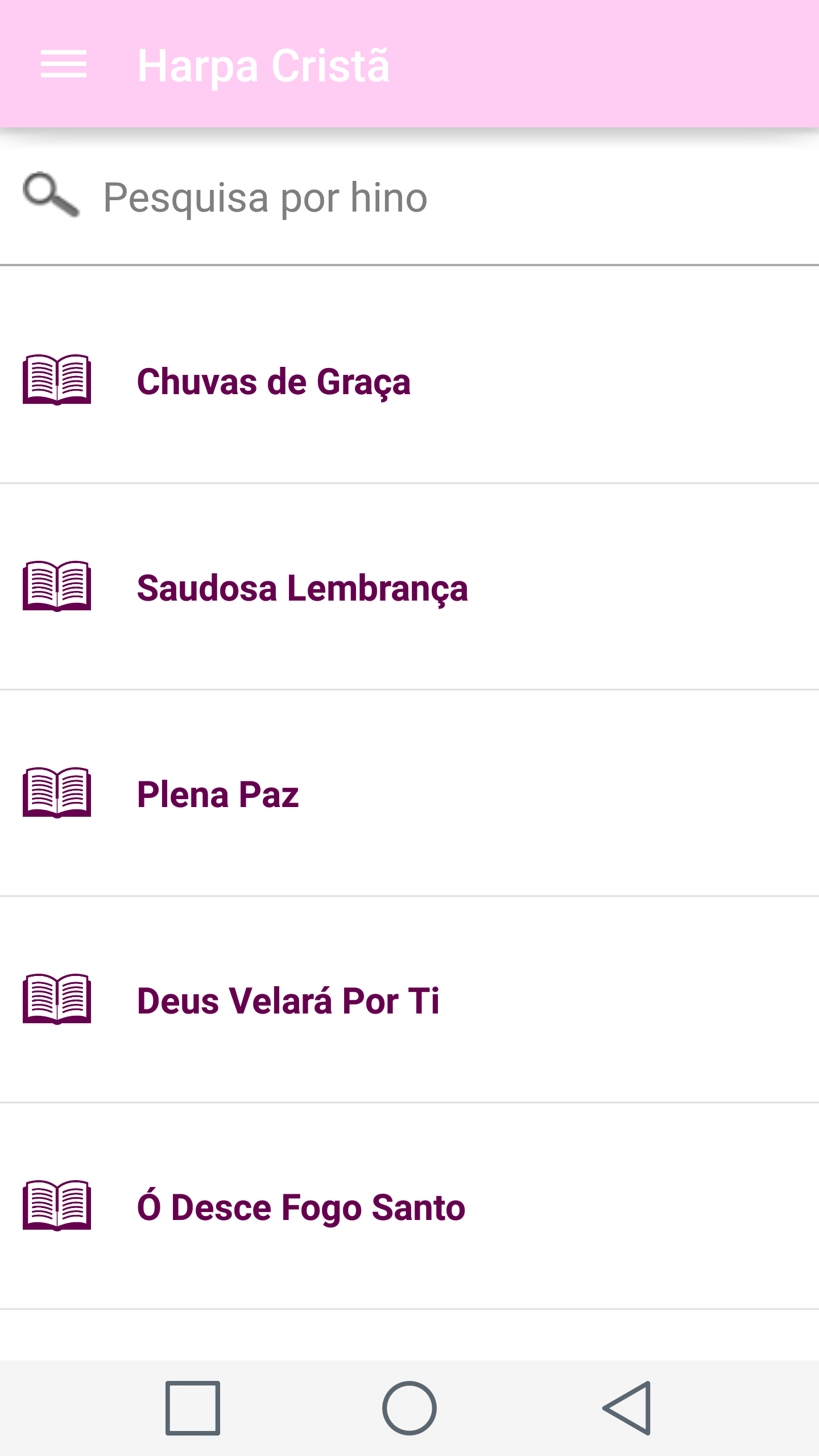 Harpa Cristã Feminina  Screenshot 1