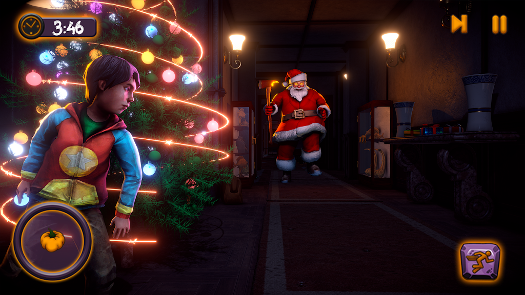 Scary Santa Horror Escape Game  Screenshot 2