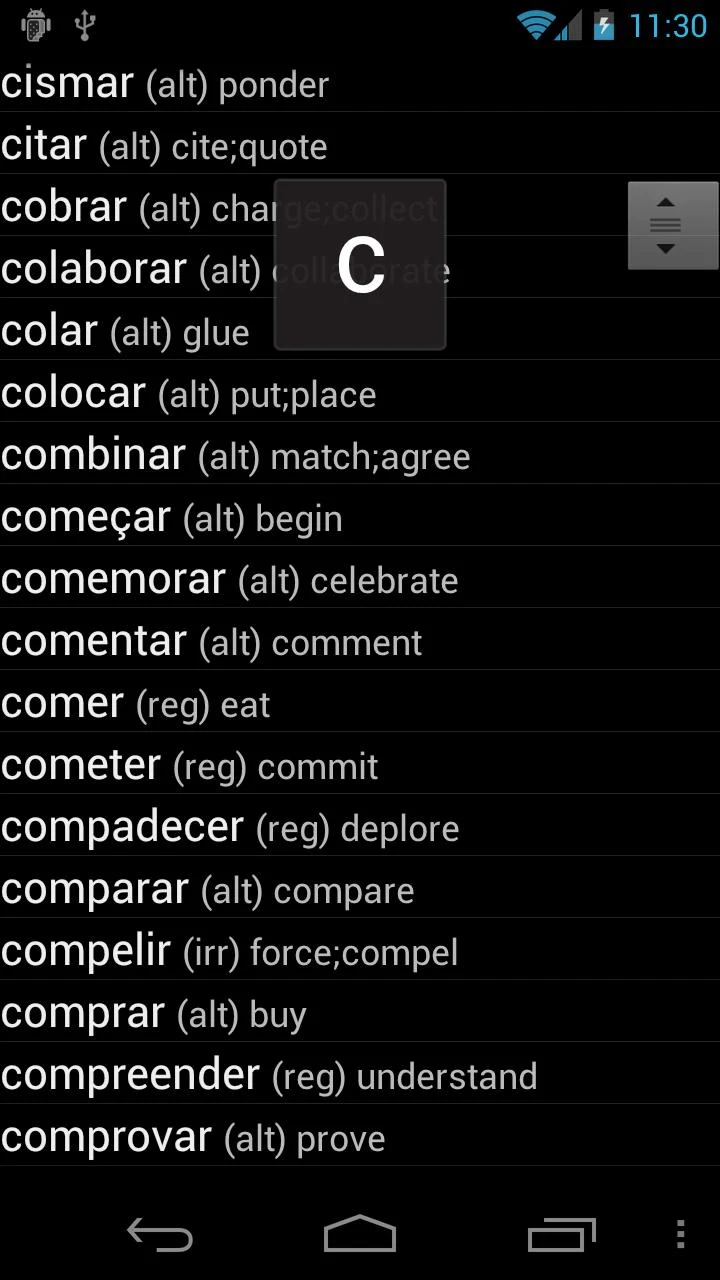 Portuguese Verbs  Screenshot 1