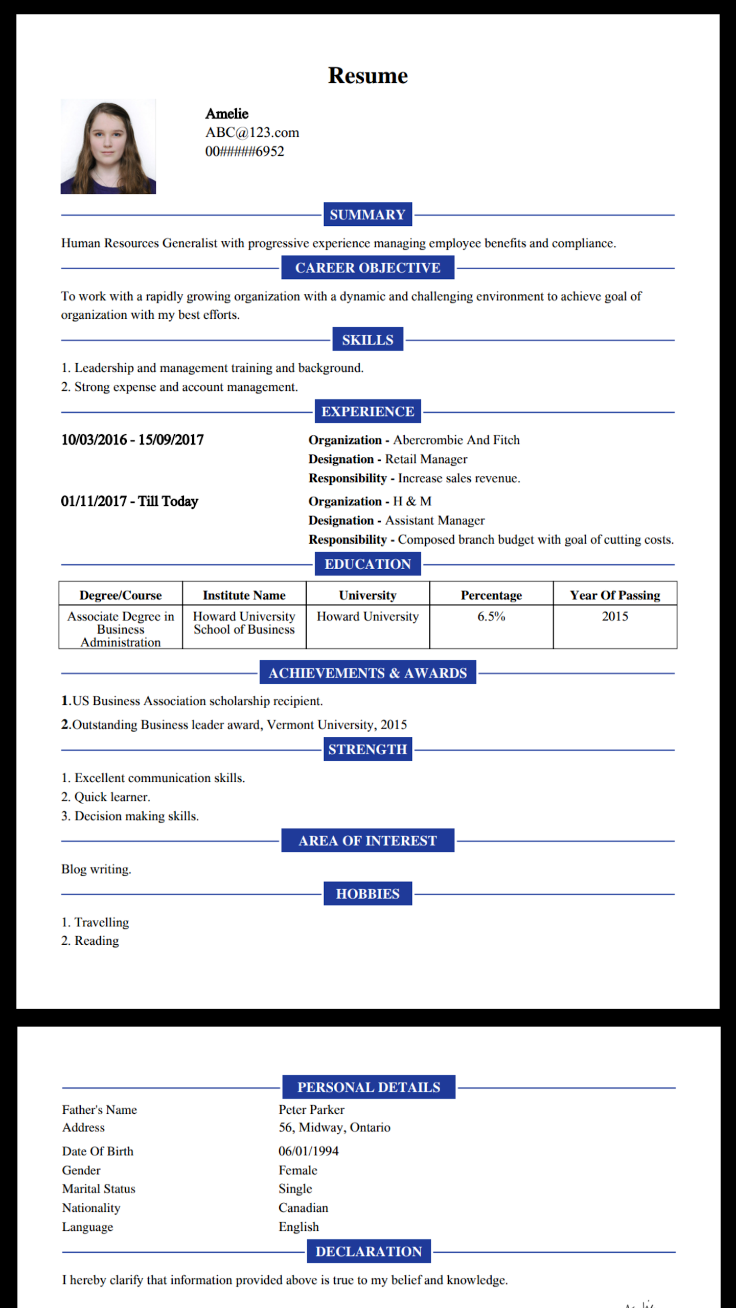 CV Maker Resume PDF Editor  Screenshot 3