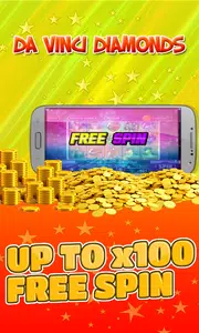 Da Vinci Diamonds Slots  Screenshot 1