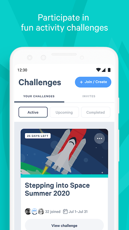 Stridekick Activity Challenges  Screenshot 1