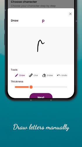 HandWriting Font Maker  Screenshot 4