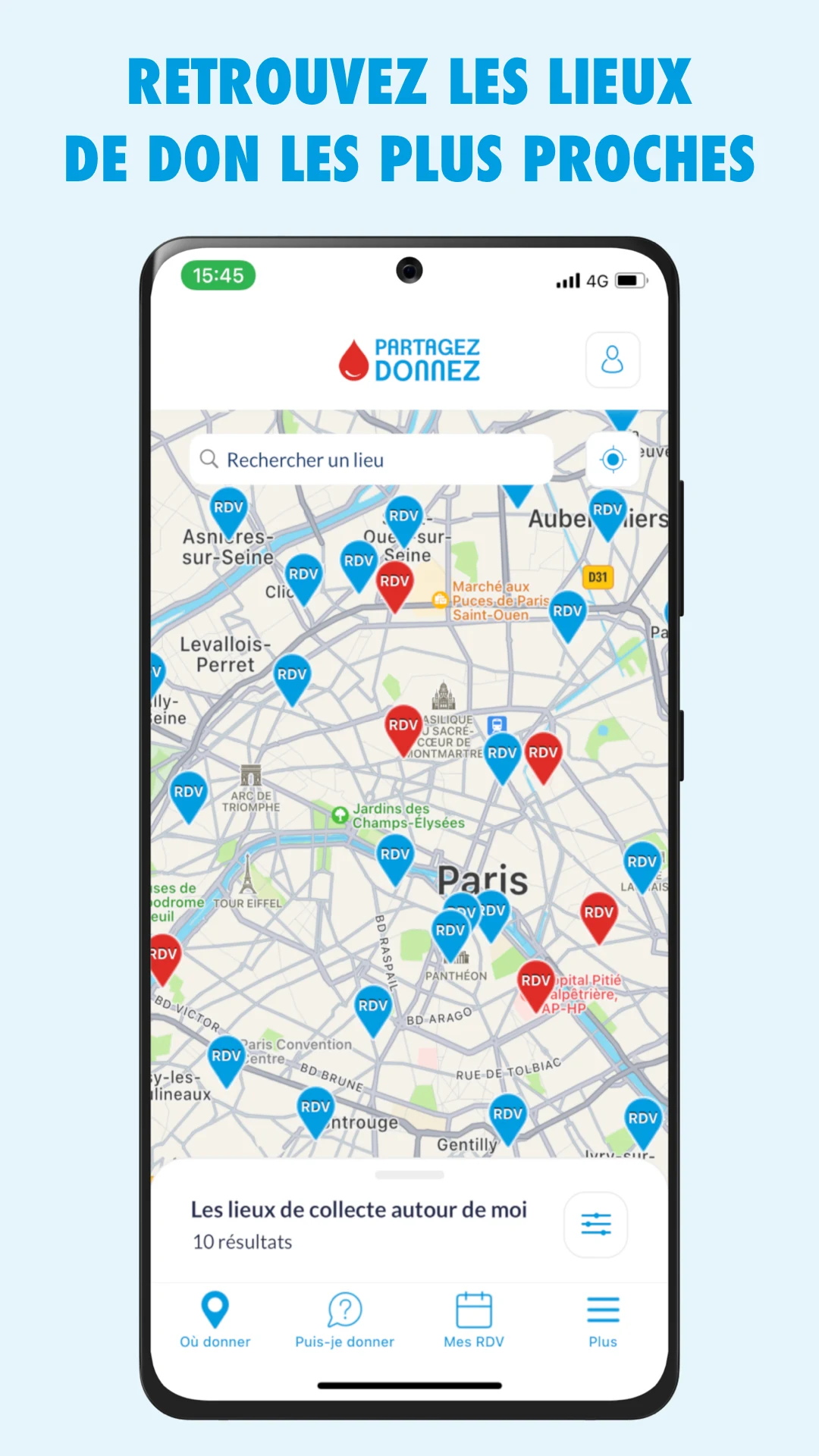 Don de sang  Screenshot 1
