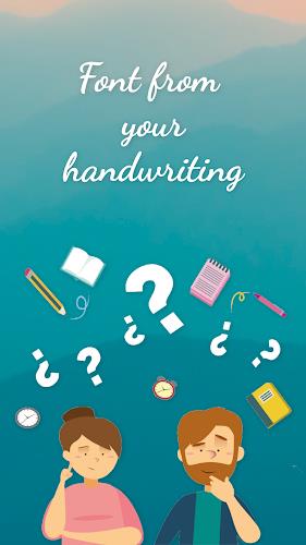 HandWriting Font Maker  Screenshot 1