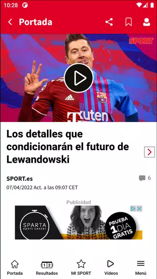 SPORT  Screenshot 2