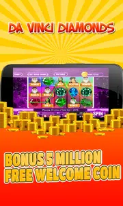 Da Vinci Diamonds Slots  Screenshot 2