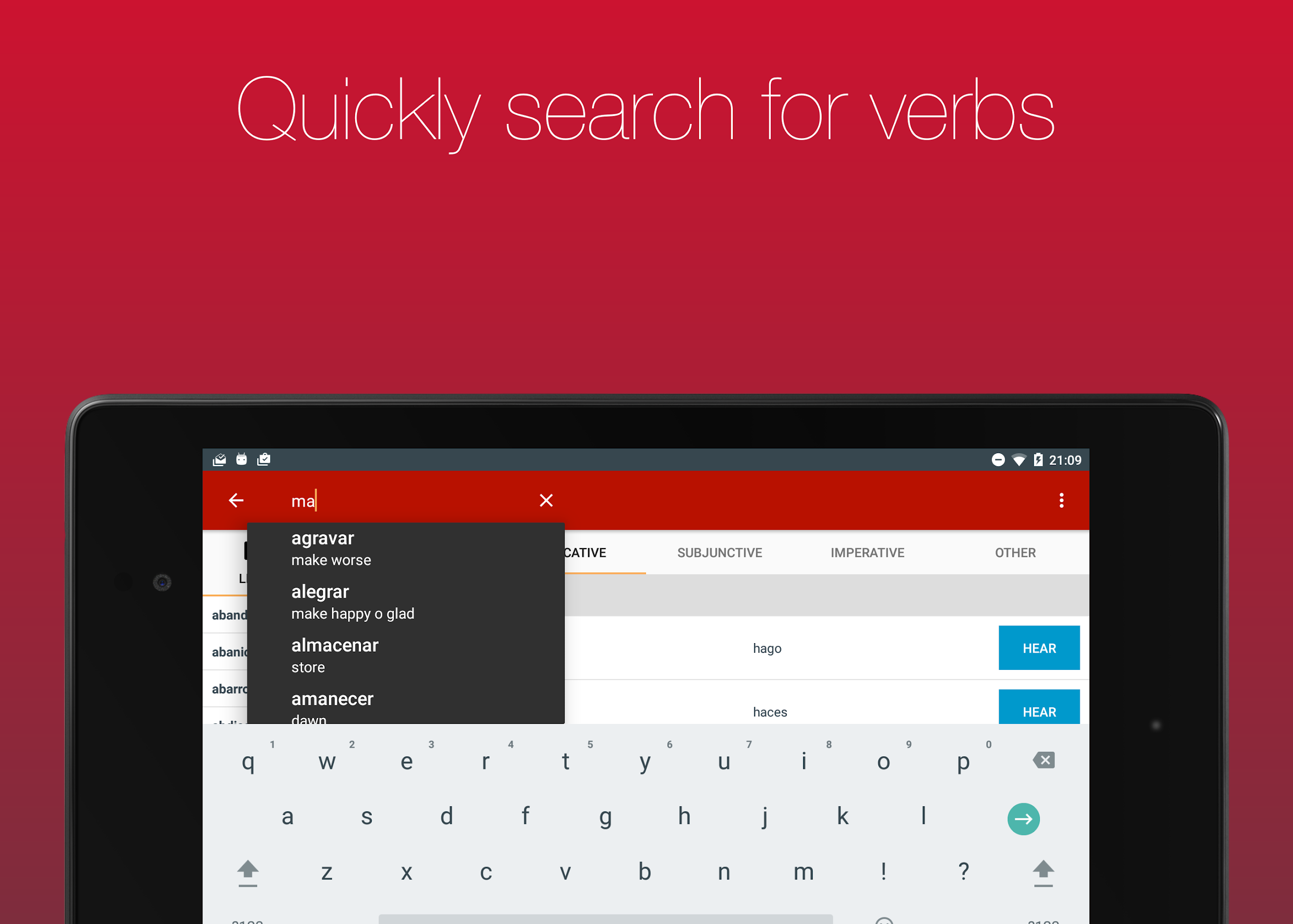 Spanish Verb Conjugator  Screenshot 8
