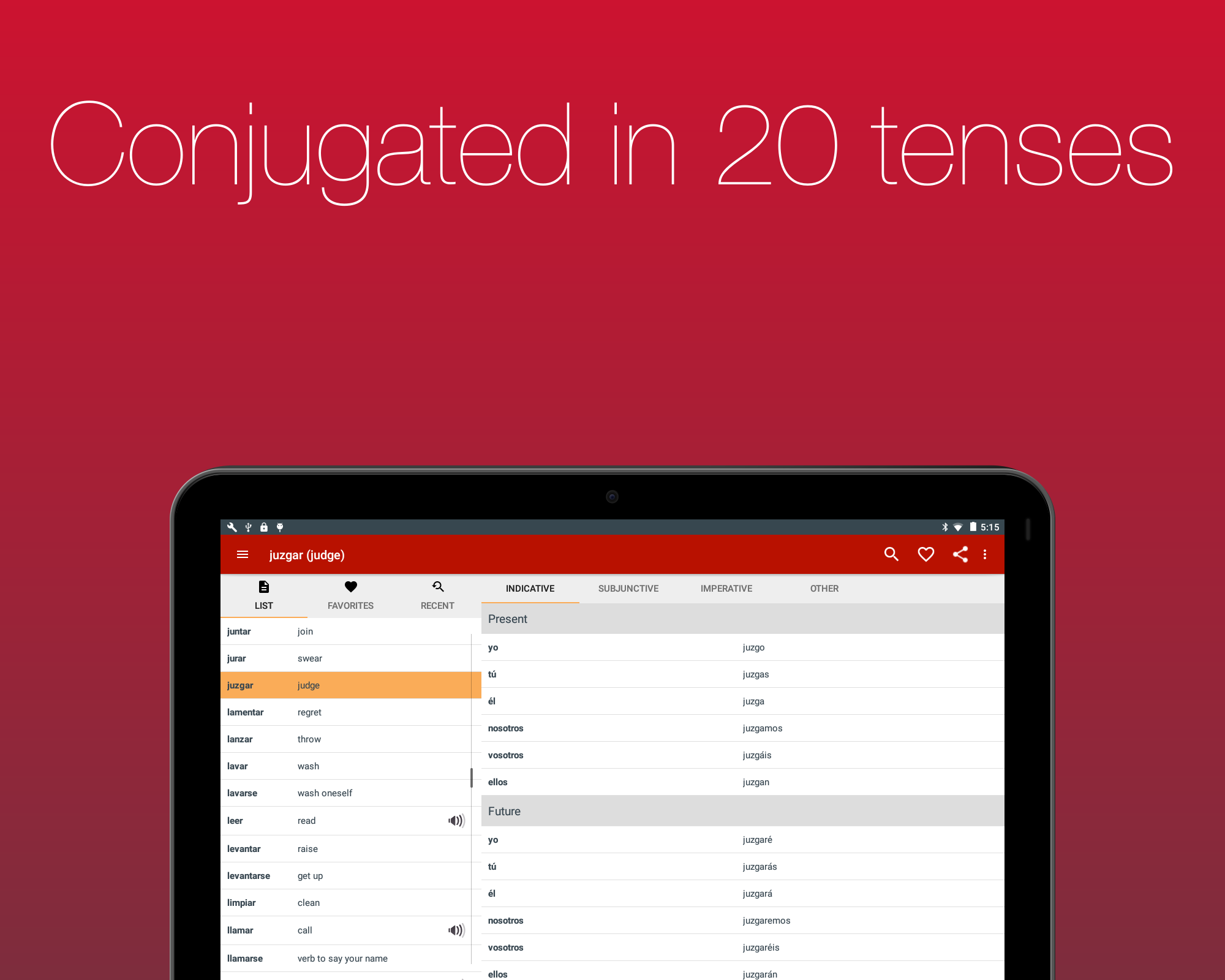 Spanish Verb Conjugator  Screenshot 15