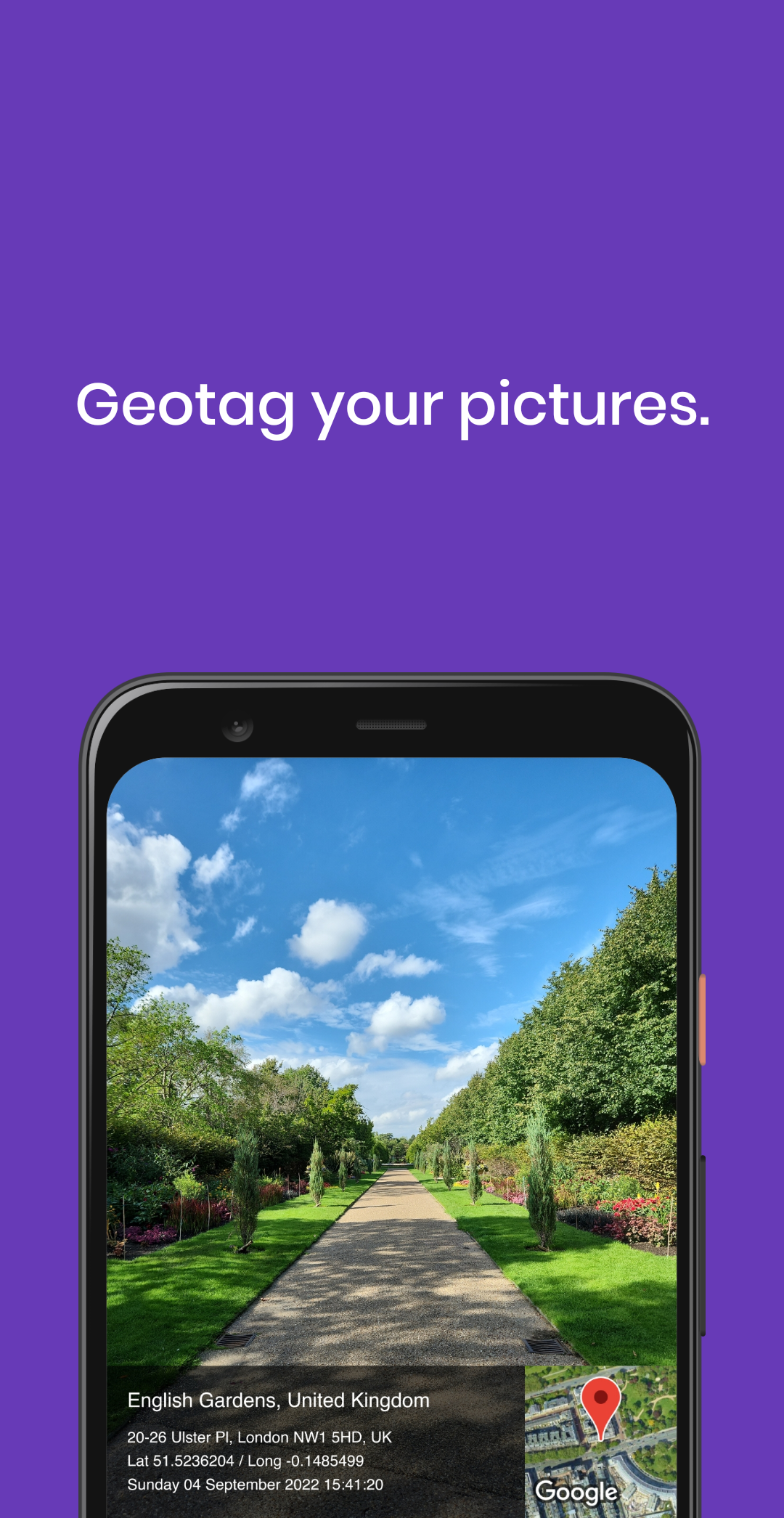 Add Date and Time on Photo  Screenshot 3