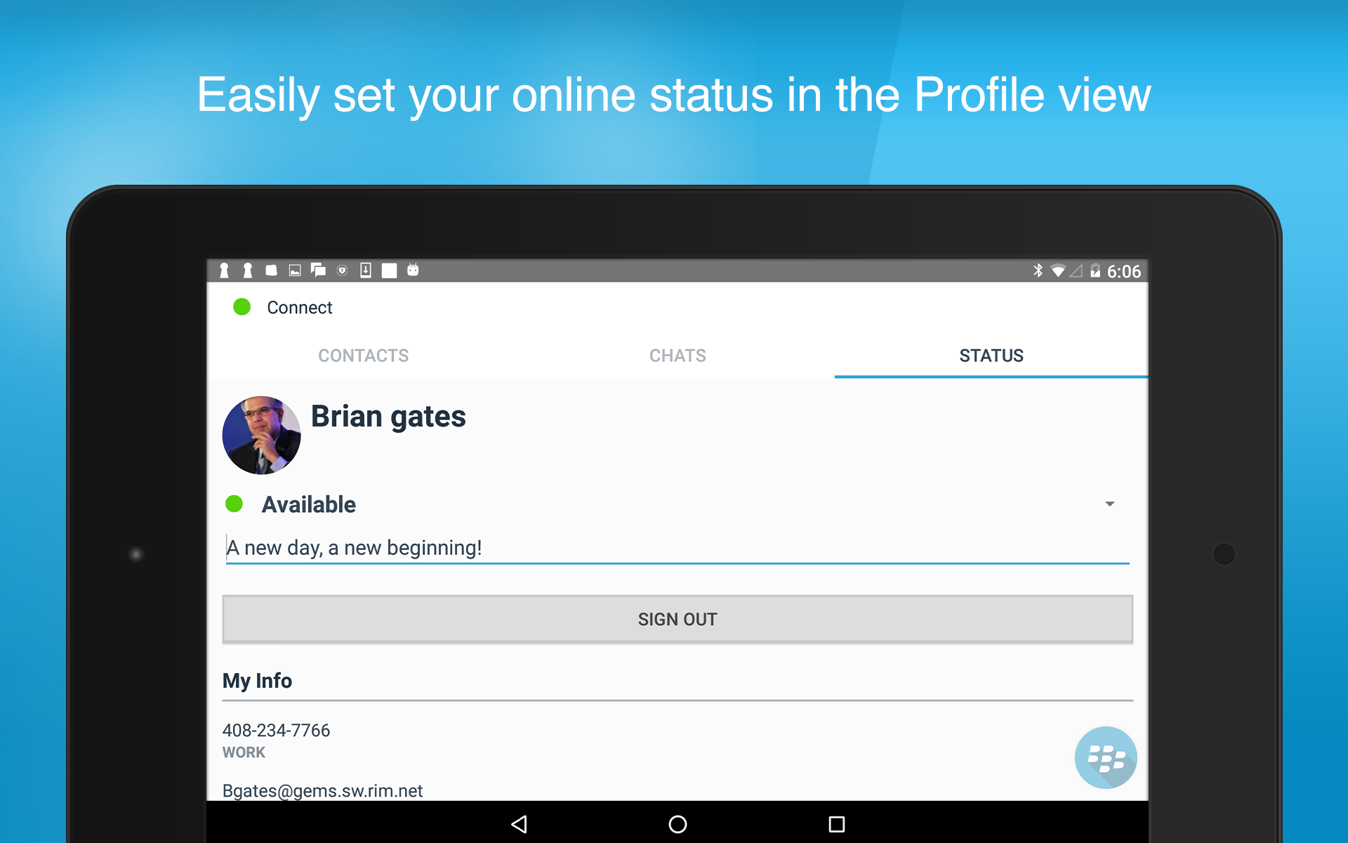 BlackBerry Connect  Screenshot 9