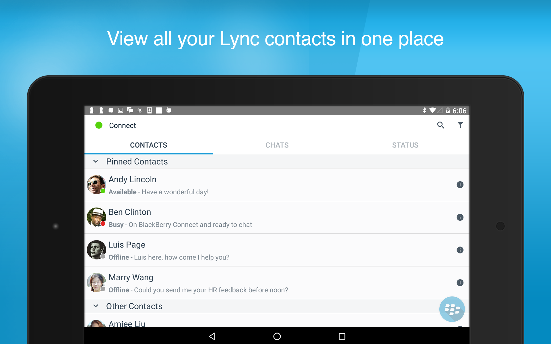 BlackBerry Connect  Screenshot 7
