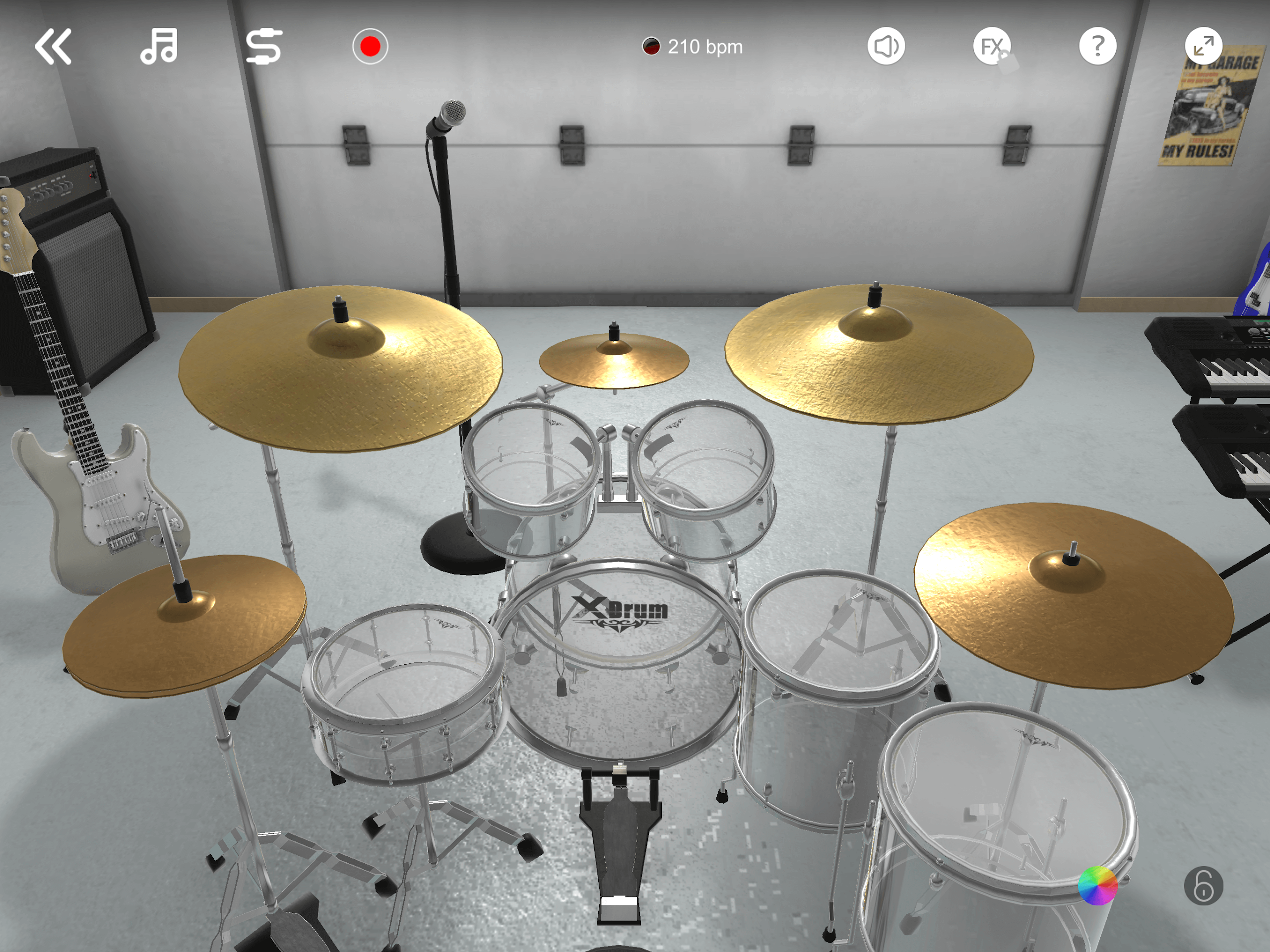 X Drum - 3D & AR  Screenshot 11