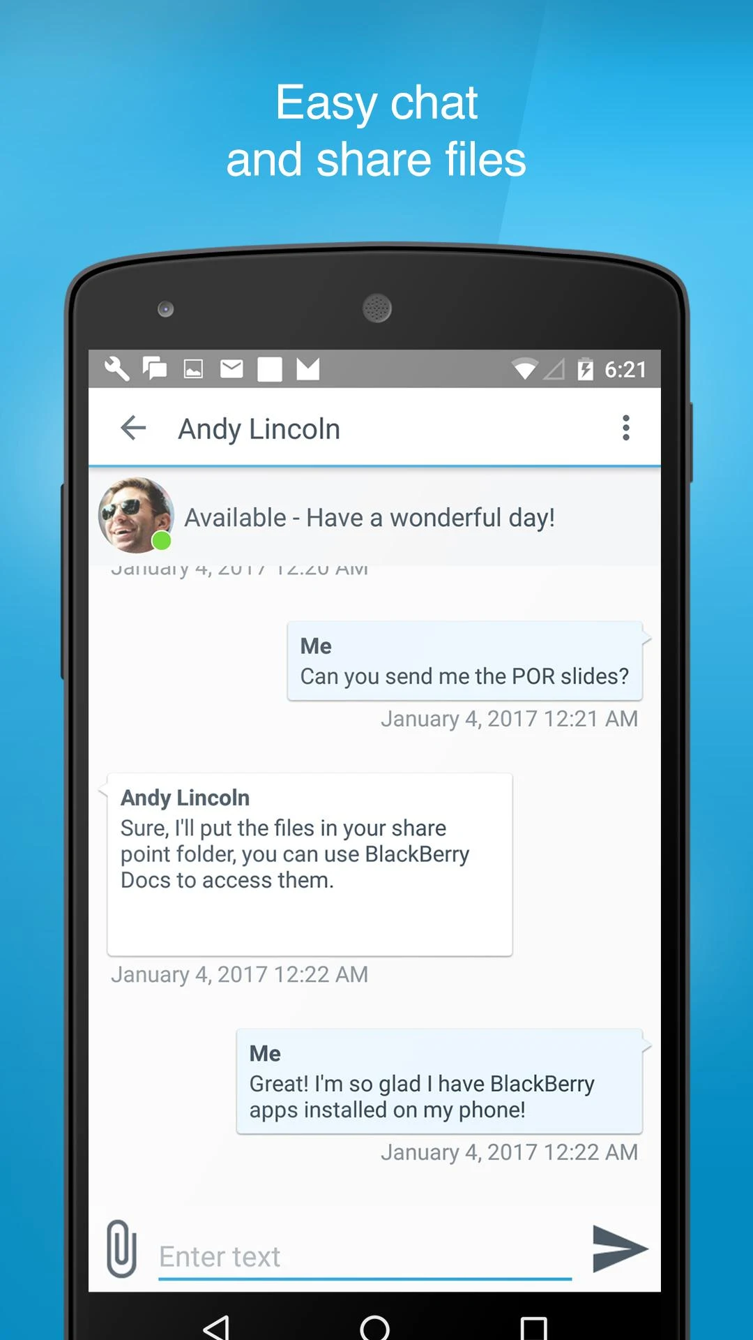 BlackBerry Connect  Screenshot 6