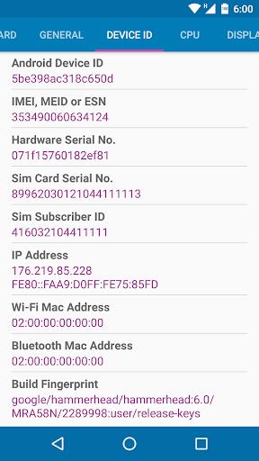 Device Info  Screenshot 3