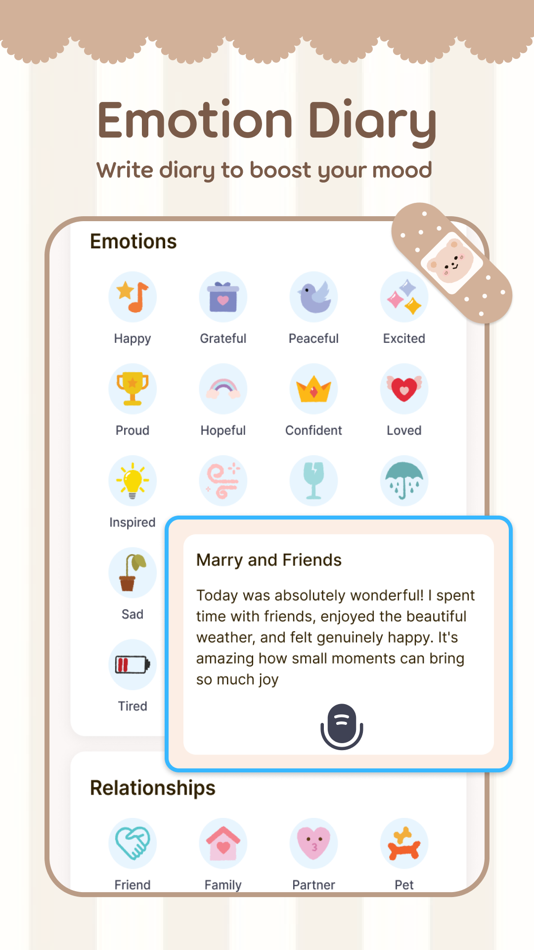 Daily Journal Mood Tracker  Screenshot 2