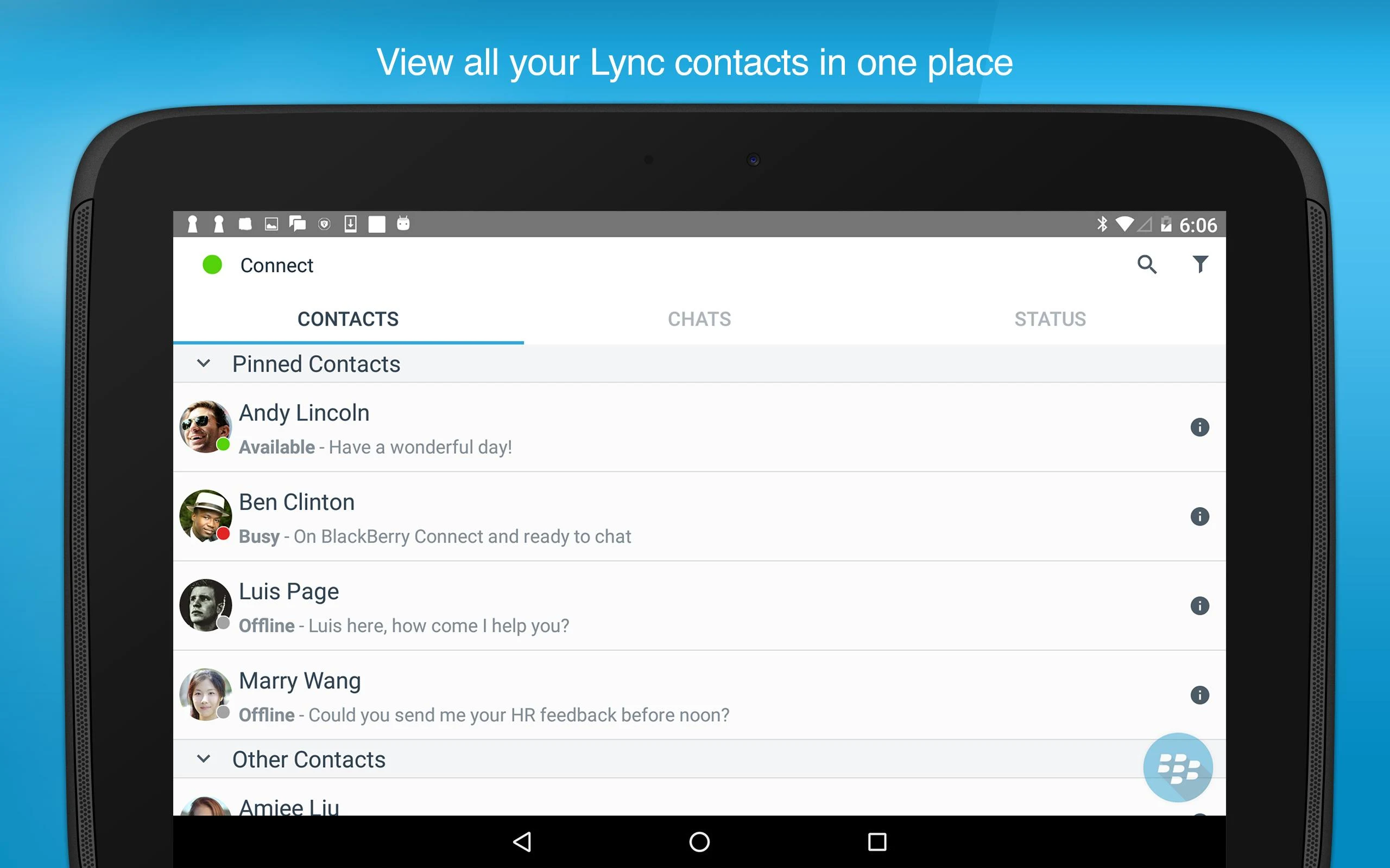 BlackBerry Connect  Screenshot 13