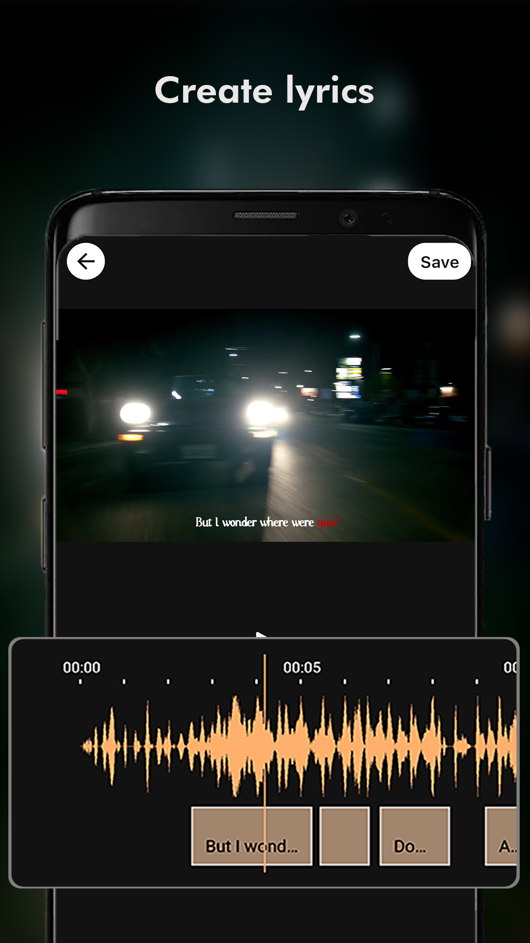 Lyrical Video Maker with Music  Screenshot 2