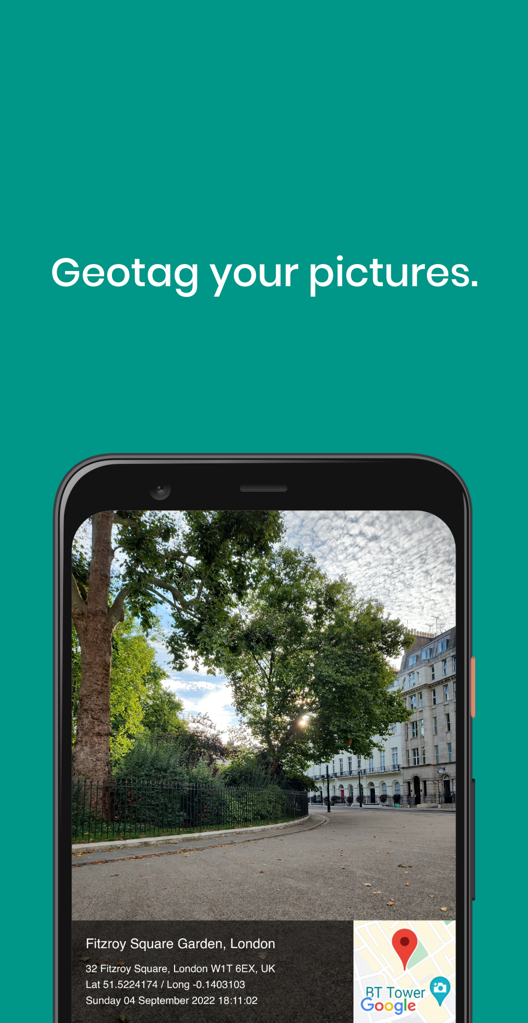 Add Date and Time on Photo  Screenshot 1