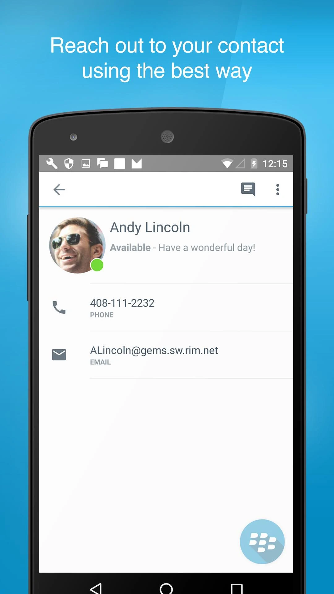BlackBerry Connect  Screenshot 4