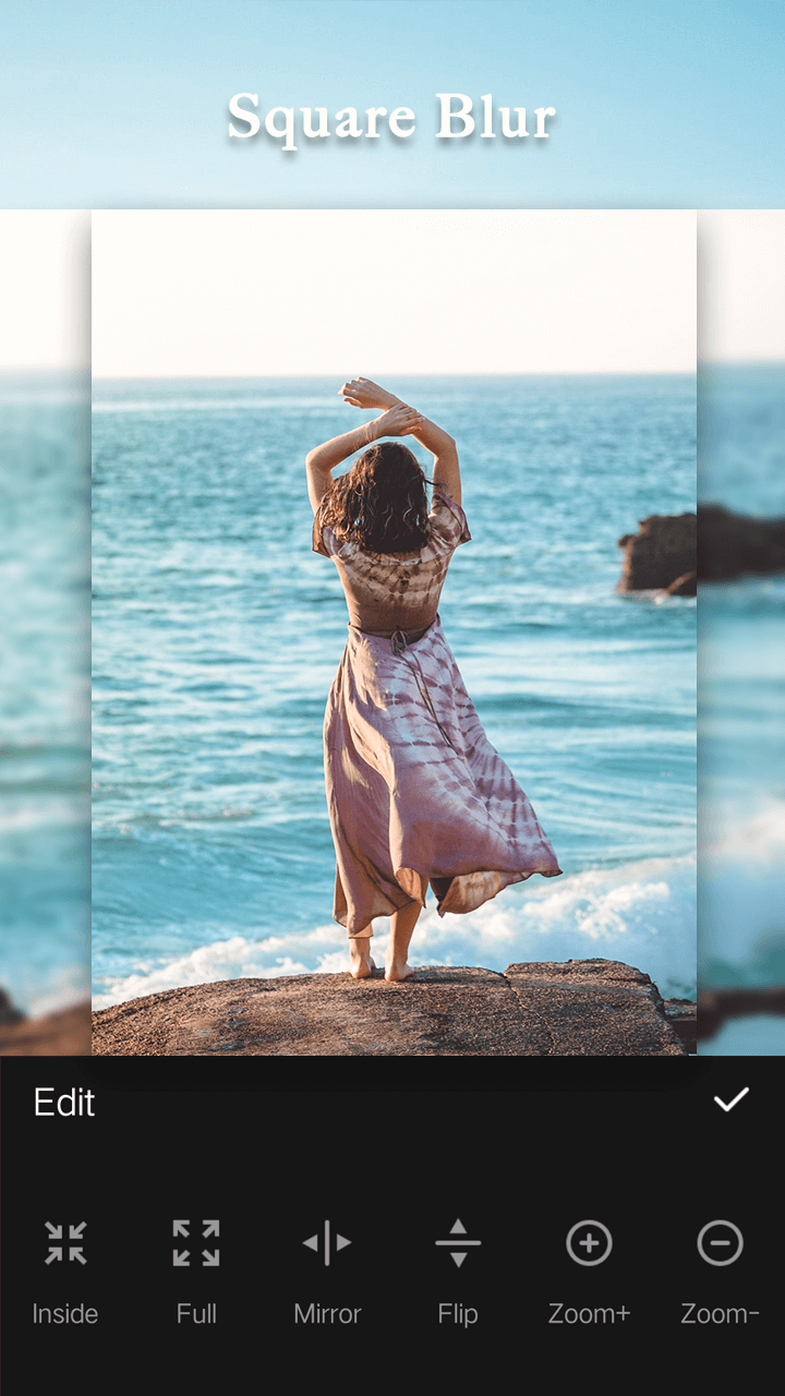 Square Fit-Blur Photo Editor  Screenshot 1