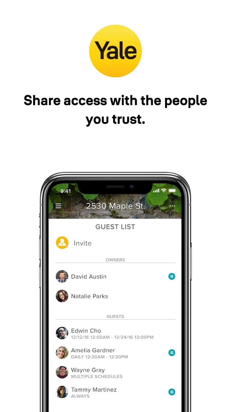 Yale Access  Screenshot 1